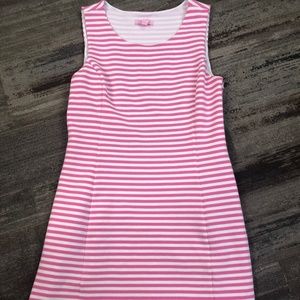 Lilly Pulitzer Pink &  White Whiting Cutout Back